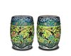 Pair of Chinese Porcelain Stools, 19th Century