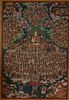 Thangka with 108 Figures, 17-18th Century