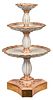 Paris Porcelain Three Tiered Compote