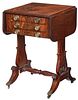 Rare Signed Boston Classical Sewing Table
