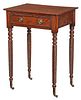 Federal Mahogany One Drawer Stand