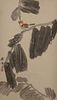 Chinese Painting of Bird on Branch by Zhu Nianci