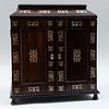 Victorian Mother-of-Pearl and Rosewood Coin Cabinet