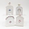 Group of Four Chinese Export Porcelain Tea Caddies