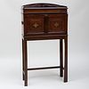 Colonial Brass-Mounted Carved Rosewood Desk on Stand