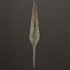 An Old Copper Culture Rat Tail Spear Point, 8-1/2 in. 