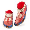 Sioux Quilled and Beaded Hide Moccasins