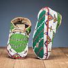 Sioux Fully Beaded Hide Moccasins