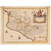Jansson, Jan. Nova Hispania et Nova Galicia. Amsterdam, ca. 1640. Mapa grabado, coloreado, 35 x 48.5 cm.