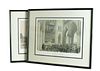 2 Mid 19th C Paris Lithographs by Philippe Benoist
