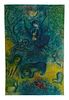 Marc Chagall, The Magic Flute, Large 1967 Signed