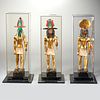 (3) models of Ancient Egyptian gods, ex-museum