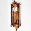 Vienna Regulator burl maple wall clock