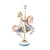 Lladro Figural Group, Girl On Carrousel Horse 01001469