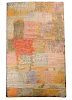 Danish Modern Abstract Wool Rug, After Paul Klee