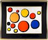 Alexander Calder, "Circles" Signed Lithograph