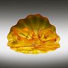 Dale Chihuly, Yellow Seaform Set with Red Lip Wraps