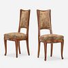 Louis Majorelle, chairs, pair