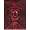 RUFINO TAMAYO, Hombre rojo con sombrero, Signed, Lithography 44 / 100, 28.7 x 21.6" (73 x 55 cm)