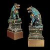 PAIR, CHINESE MING MONUMENTAL GUARDIAN LIONS