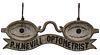 AN EARLY 20TH CENTURY HANGING OPTOMETRIST'S TRADE SIGN