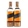 Johnnie Walker. Black label. Extra special. Blended. Old scotch whisky. Piezas: 2.