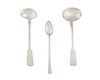 Three Large Silver Serving Spoons
Largest, length 13 inches.