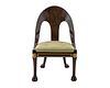 A Regency Style Barrel-Back Chair
Height 37 x width 21 1/2 x depth 21 inches.