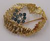 JEWELRY. Vintage 14kt Gold, Sapphire, and Diamond