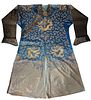Chinese Gold Thread 9 Dragon Silk Robe,18/19th C