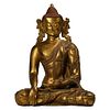 Gilt Bronze Figure Of A Seated Buddha