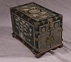 An excellent 19th century Chinese lacquer box with