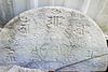A Chinese engraved Buddhist stone tablet found in a