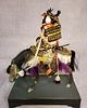 A superb Japanese Hina doll of an important Samurai on