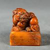 Chinese Carved Tianhuang Soapstone Seal
