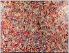Style of Jackson Pollock Drip Painting, Signed