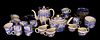 ROYAL CROWN DERBY BLUE AVES LUNCHEON TEA SET (61)