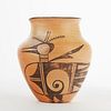 Sadie Adams Hopi Pueblo Tewa "Bird" Pottery Vase