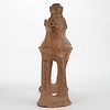 Late 19th c. Dakakari African Terracotta Equestrian Figure Nigeria