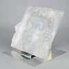 Lalique Crystal Figural Plaque Masque de Femme
