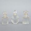 Grp: 3 Baccarat Guerlain Perfume Bottles