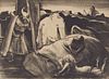 Adolf Dehn "Tristan and Isolde" Lithograph