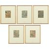 Steve Sorman Suite of 5 "What This Is" Intaglio Prints