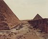 Richard Misrach "White Man Contemplating Pyramids" Photograph
