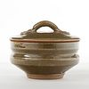 Warren MacKenzie Studio Pottery Lidded Bowl Marked