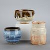 Grp: 3 Warren MacKenzie Studio Pottery Pieces Marked