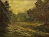 Robert Rafailovich Falk, Russian (1886-1958) oil on canvas, landscape.