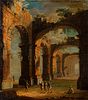 Angelo Maria Costa (Palermo 1670 circa-Napoli 1721)  - Architectural capriccio