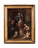 Sebastiano Conca (Gaeta 1680 - Napoli 1764) - Madonna and Child Enthroned between San Domenico and Santa Caterina da Siena