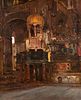 Scuola italiana del XIX secolo - Venice, the pulpit of the basilica of San Marco